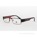 Wide Square Metal Optical Eyeglass Frames For Reading Glass